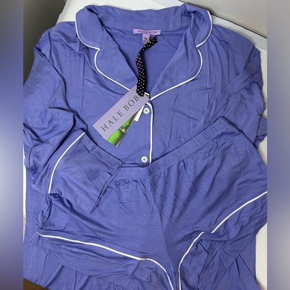 NWT HALE BOB PJ SET WITH LONG SLEEVE TOP AND SHORTS - Picture 2 of 8